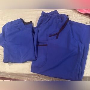 ScrubStar set royal blue